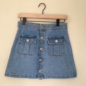 NWOT Zara Denim Skirt